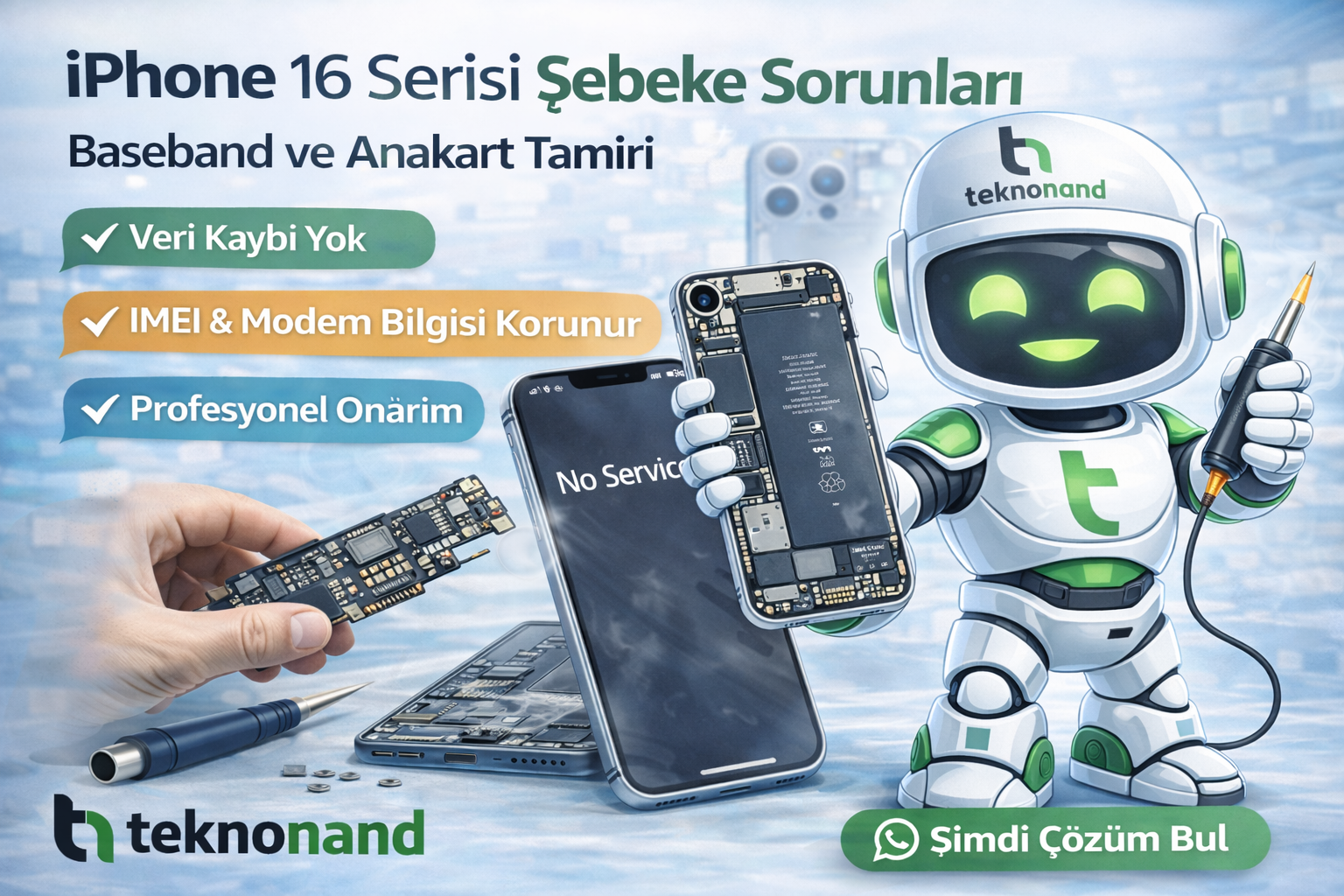 iphone şebeke sorunları iphone şebeke tamiri