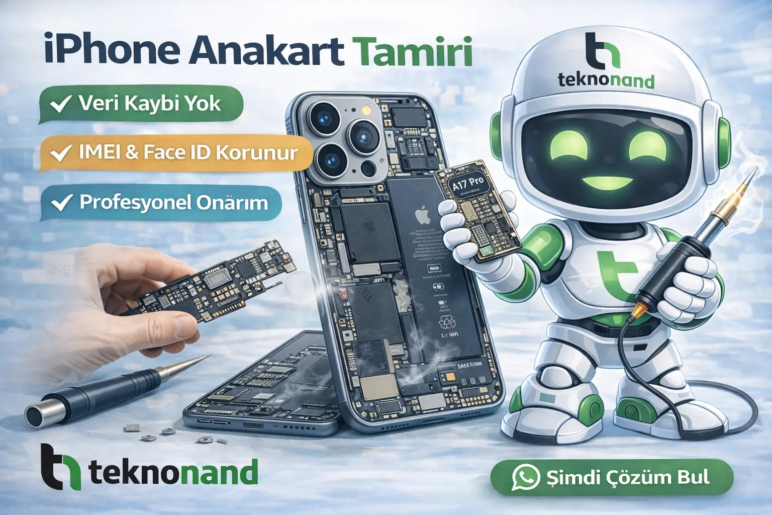 iphone anakart tamiri