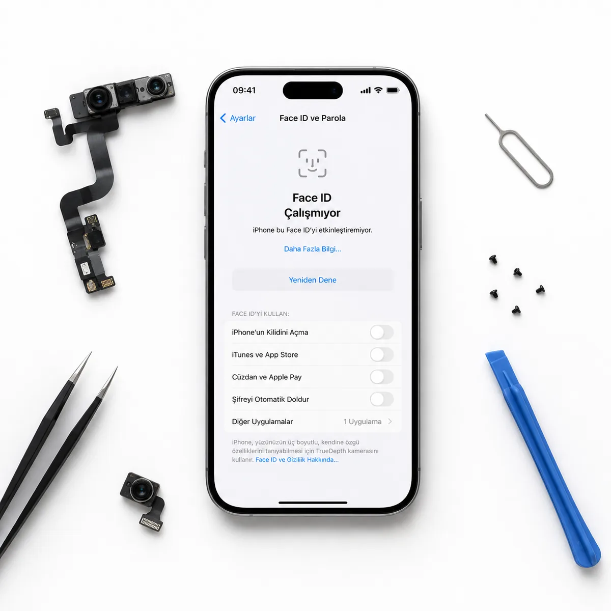 iPhone Face Id Tamiri hizmeti - Teknonand