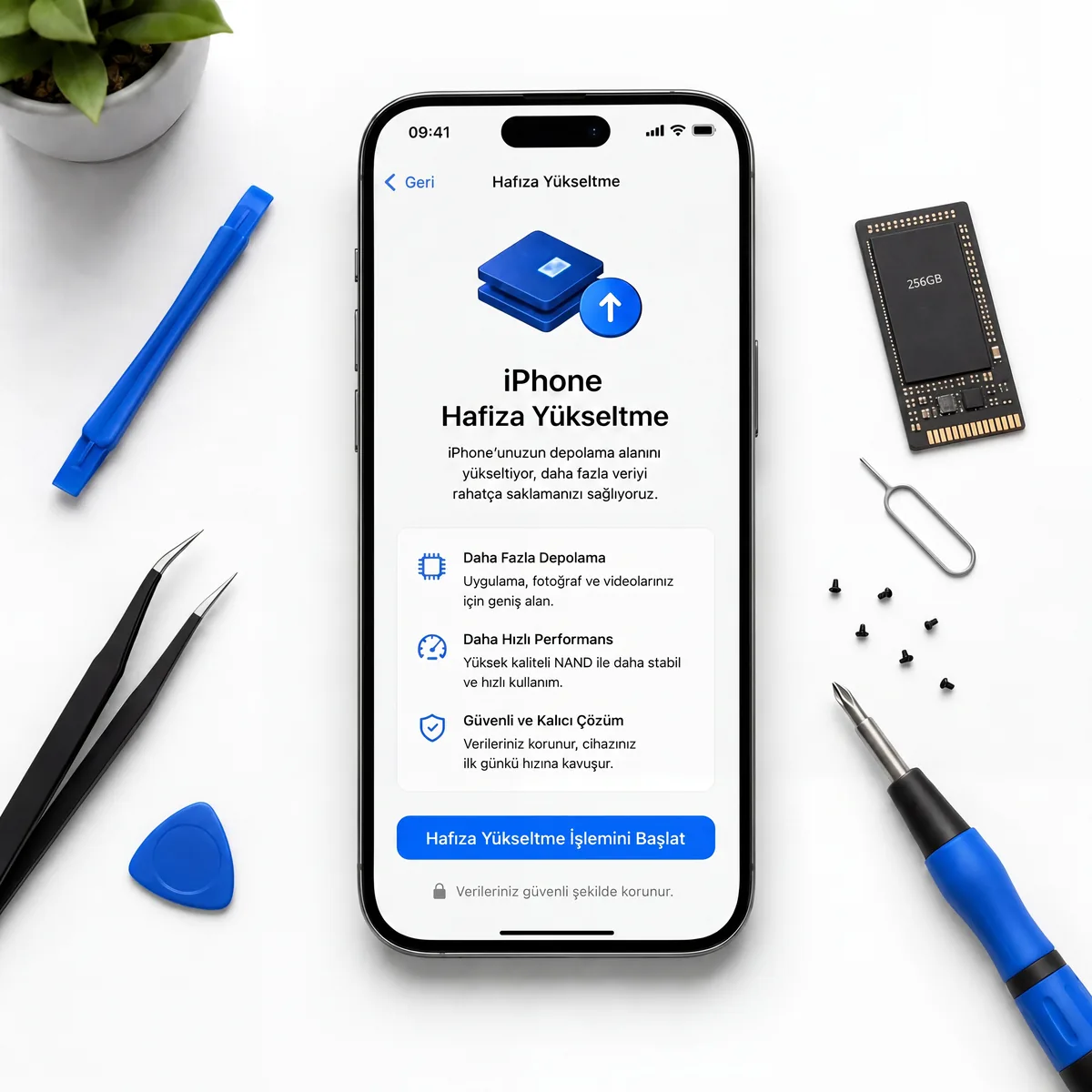 iPhone Hafıza Yükseltme hizmeti - Teknonand
