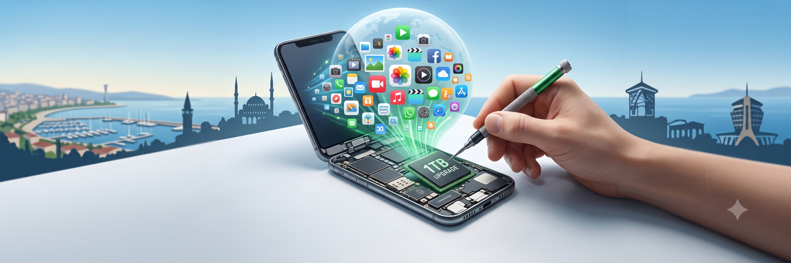 iphone hafıza yükseltme istanbul pendik