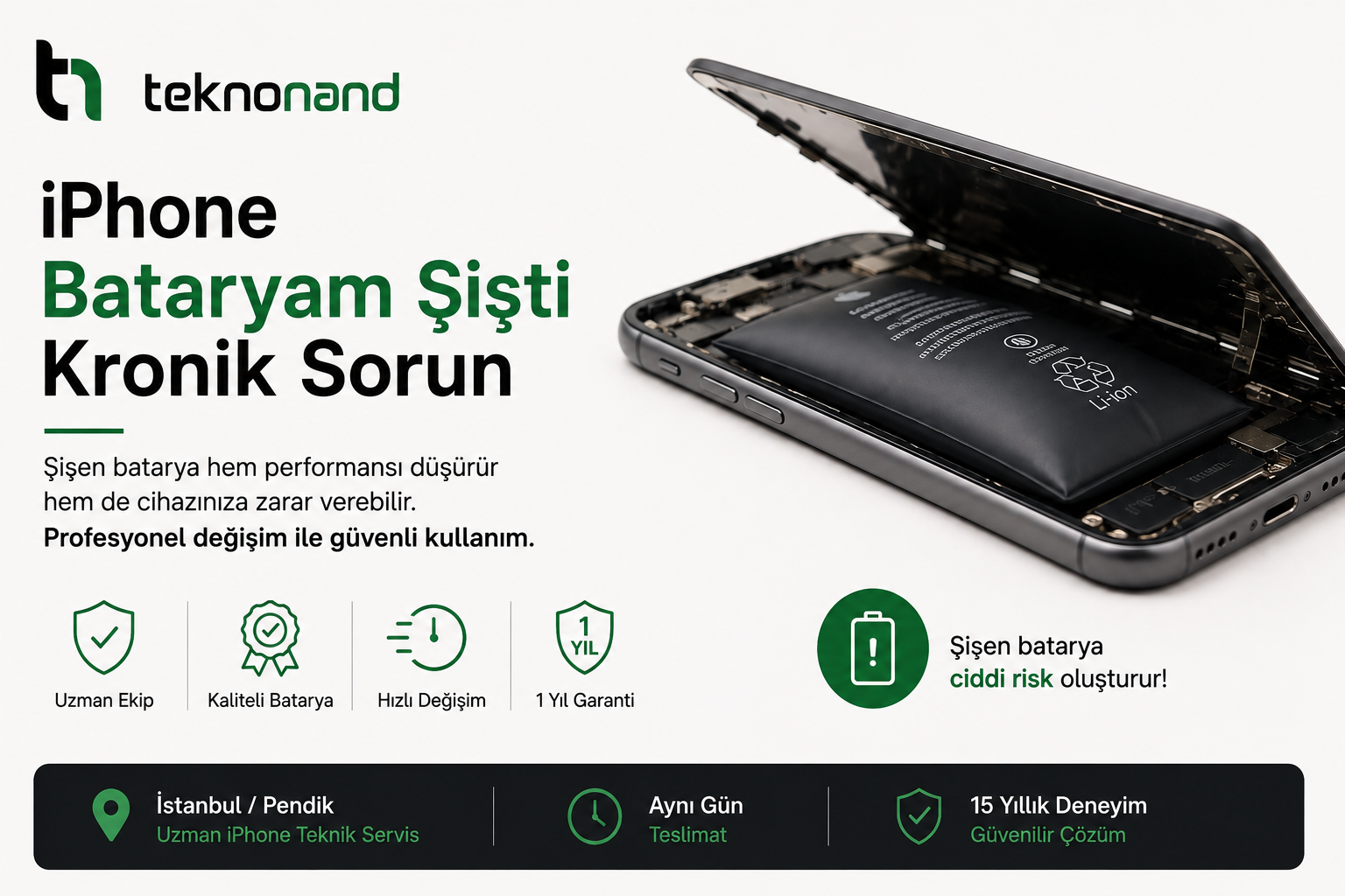 iPhone Bataryam Şişti: Nedenleri ve Çözümü | Teknonand