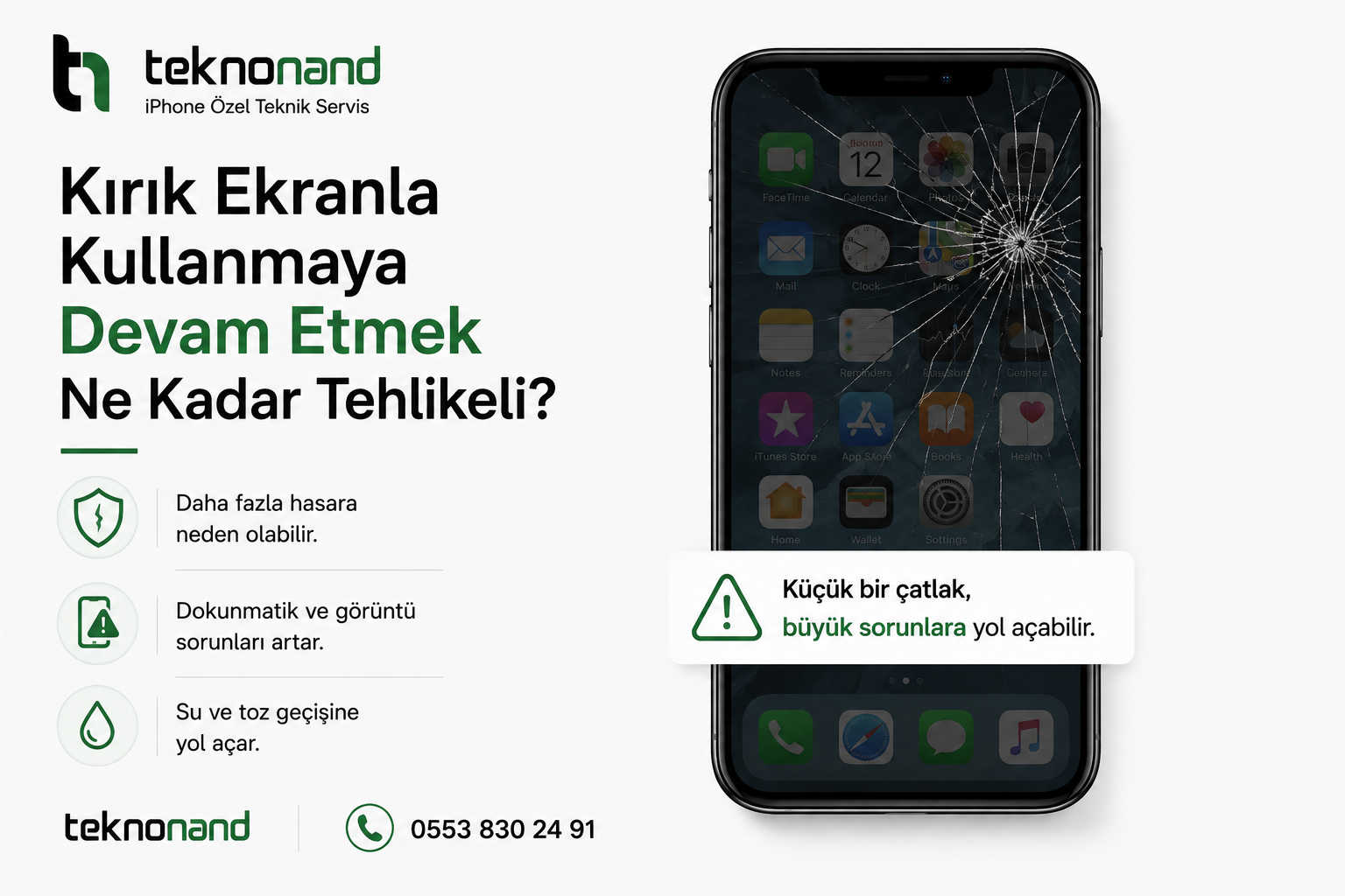 Kırık Ekranla Kullanmaya Devam Etmek Ne Kadar Tehlikeli