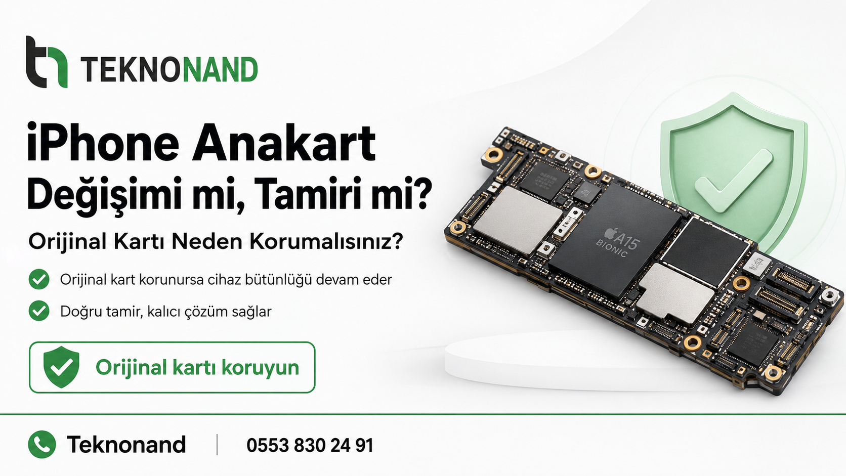 iPhone Anakart Değişimi mi, Tamiri mi? | Teknonand