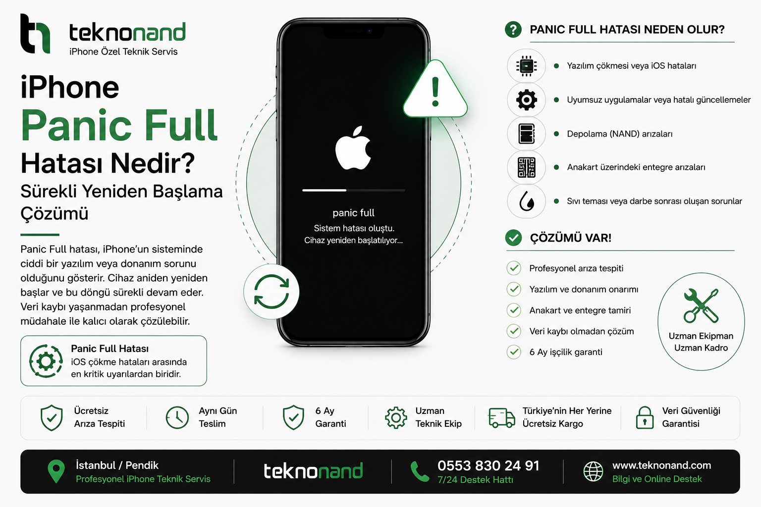 iPhone Panic Full Hatası Nedir Sürekli Yeniden Başlama Çözümü