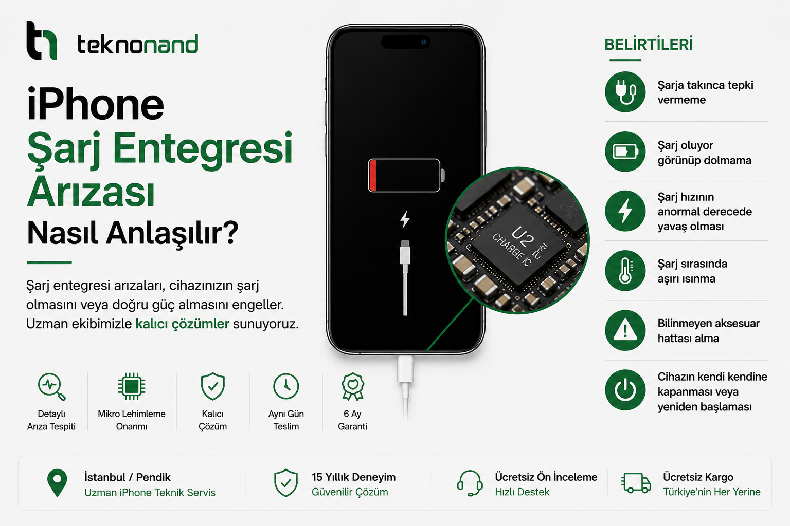 iPhone Şarj Entegresi Arızası Nasıl Anlaşılır
