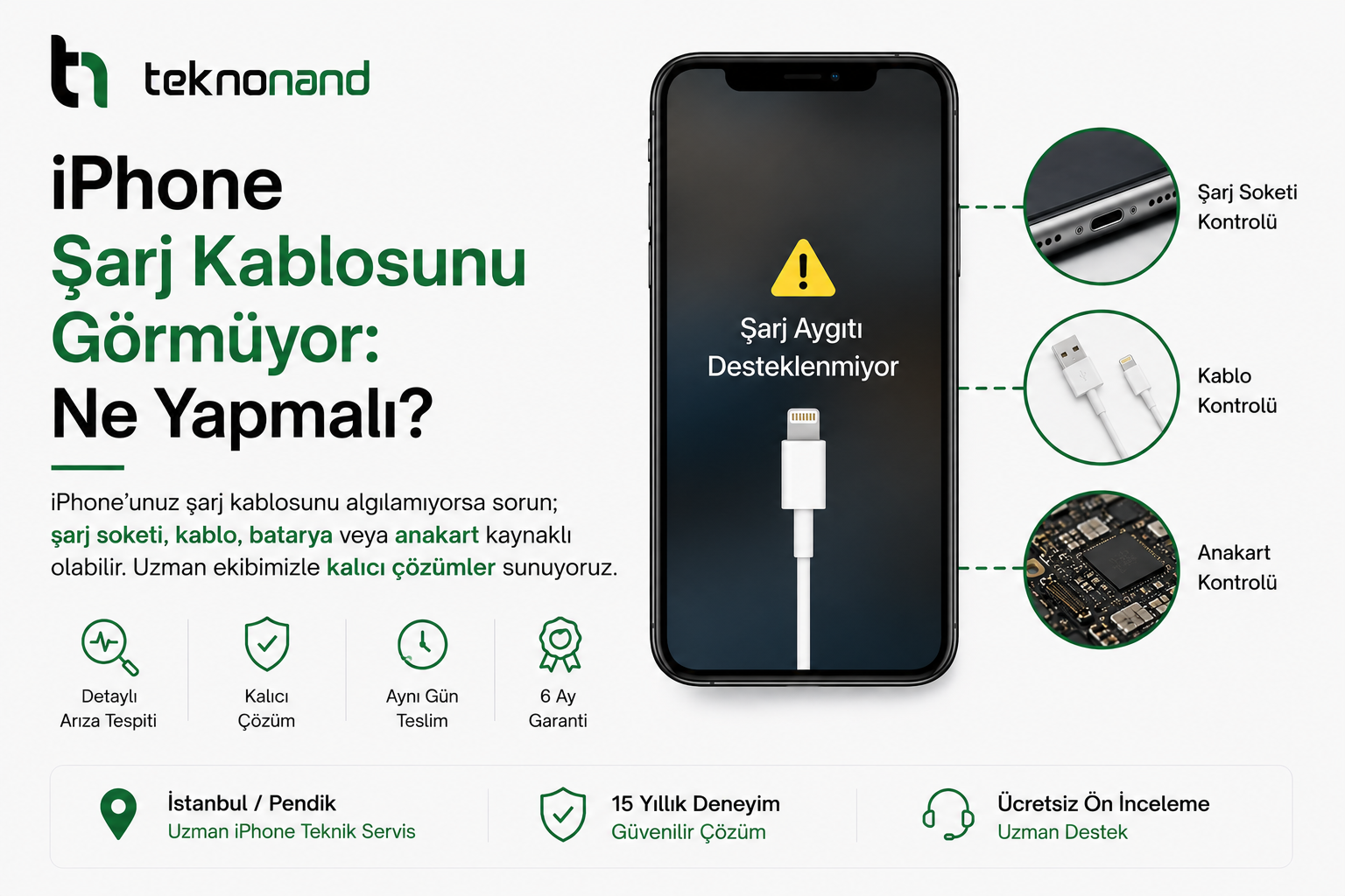 iPhone Şarj Kablosunu Görmüyor Ne Yapmalı