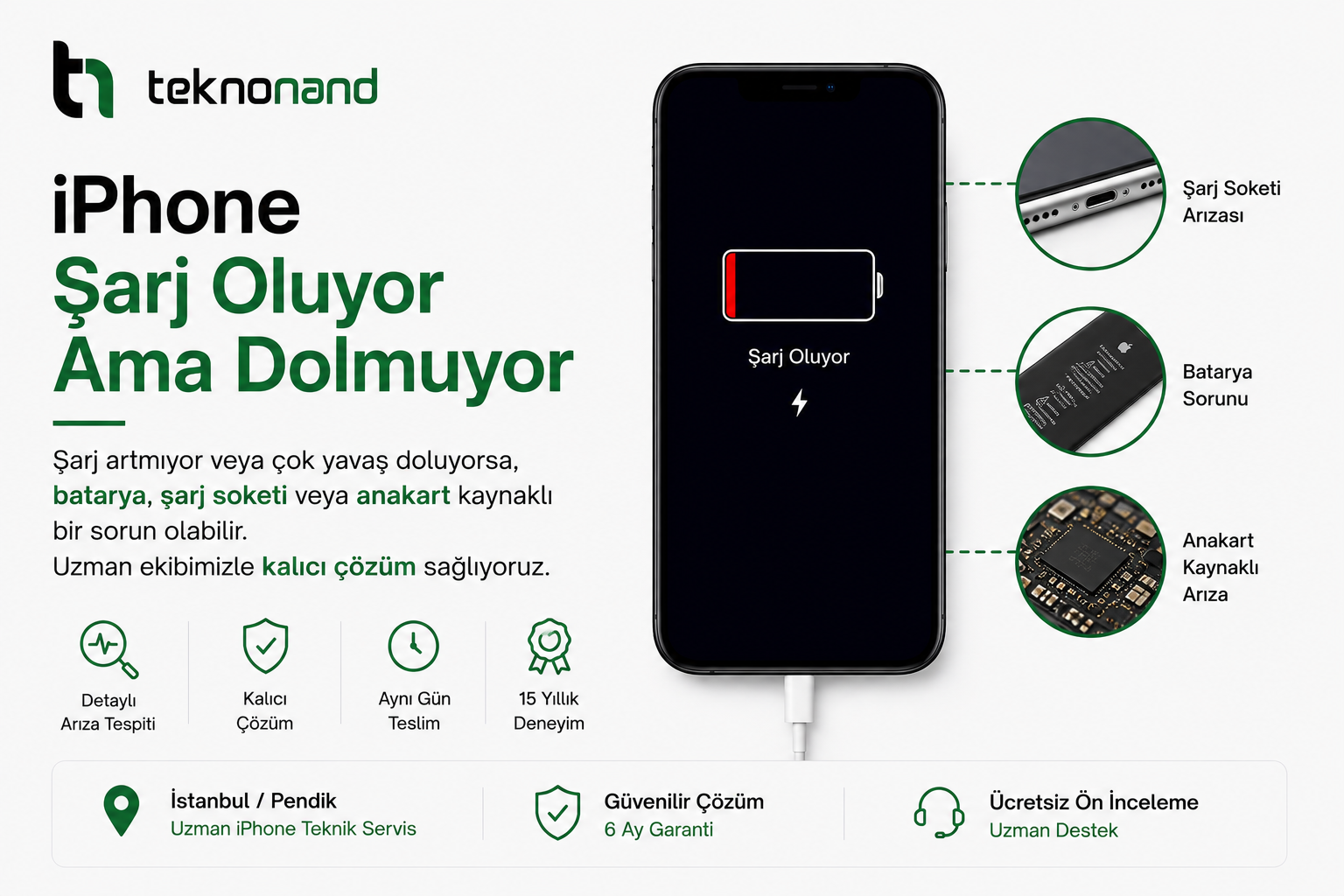 iPhone Şarj Oluyor Gösteriyor Ama Dolmuyor: Nedenleri ve Çözümü