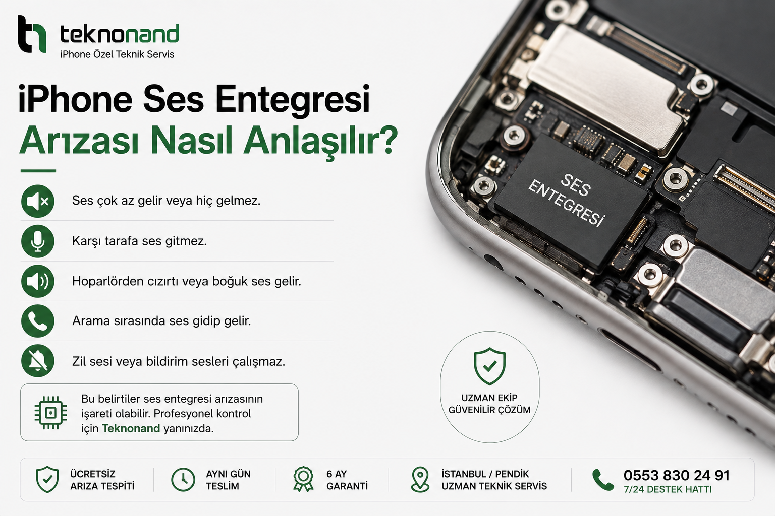 iPhone Ses Entegresi Arızası Nasıl Anlaşılır