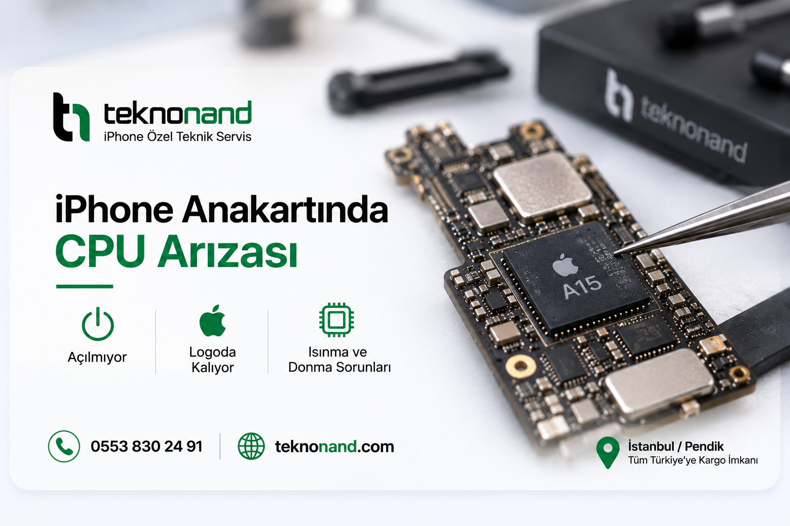 iPhone Anakartında CPU Arızası