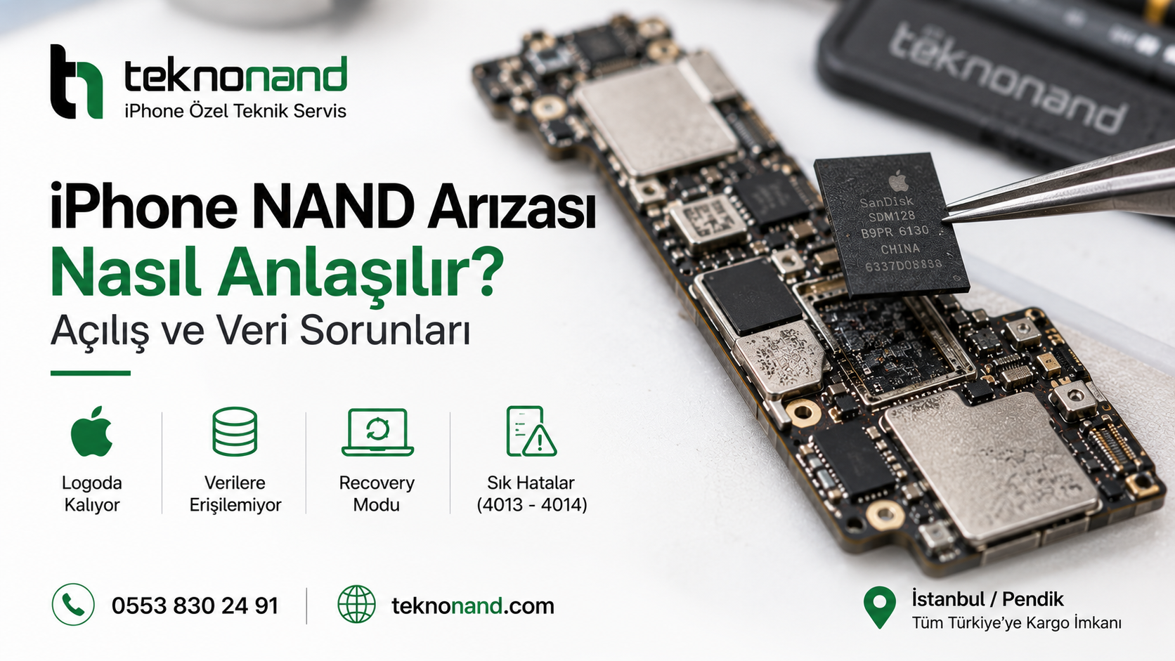 iPhone NAND Arızası Nasıl Anlaşılır Açılış ve Veri Sorunları