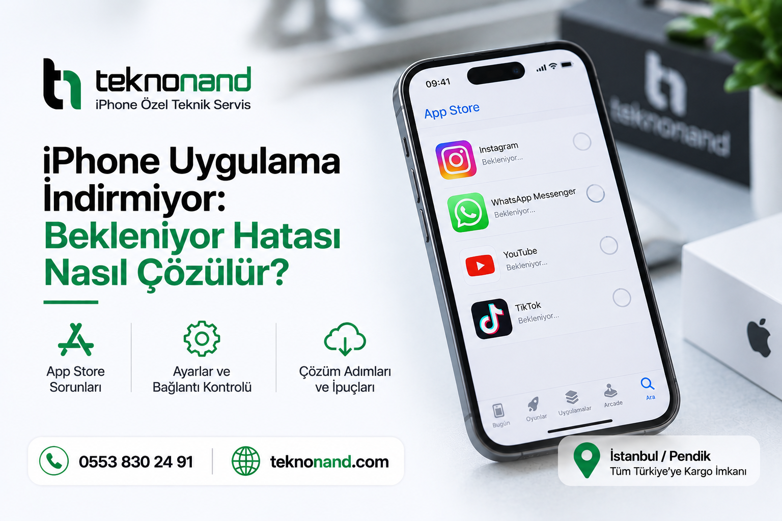 iPhone Uygulama İndirmiyor Bekleniyor Hatası Nasıl Çözülür