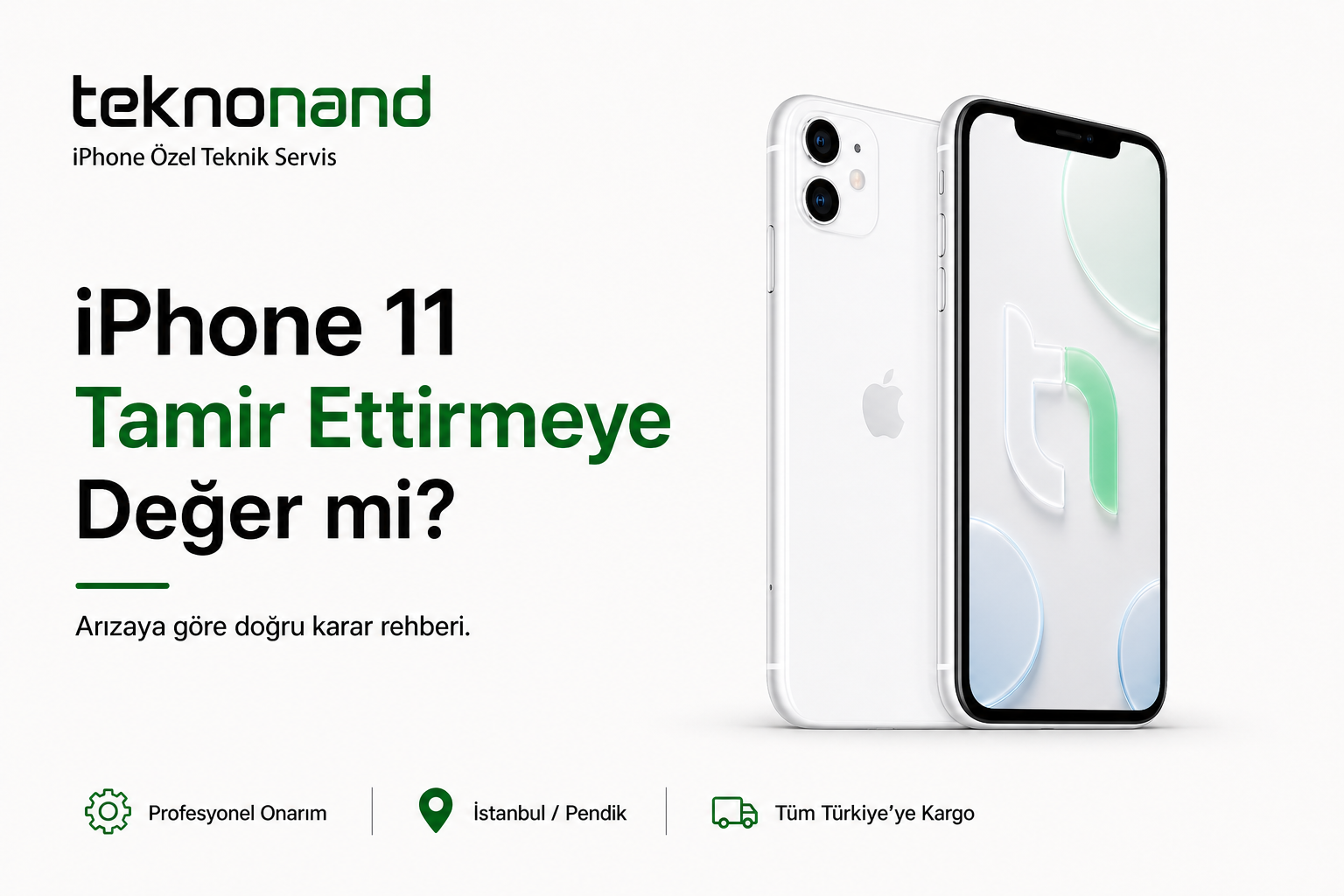 iPhone 11 tamir ettirme ve yeni telefon alma karşılaştırması