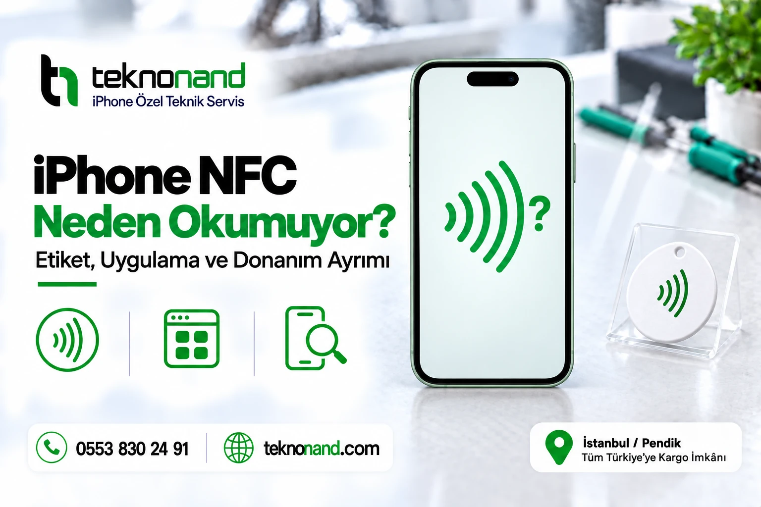 iPhone NFC Etiket Okumuyor: Ne Yapmalı? | Teknonand