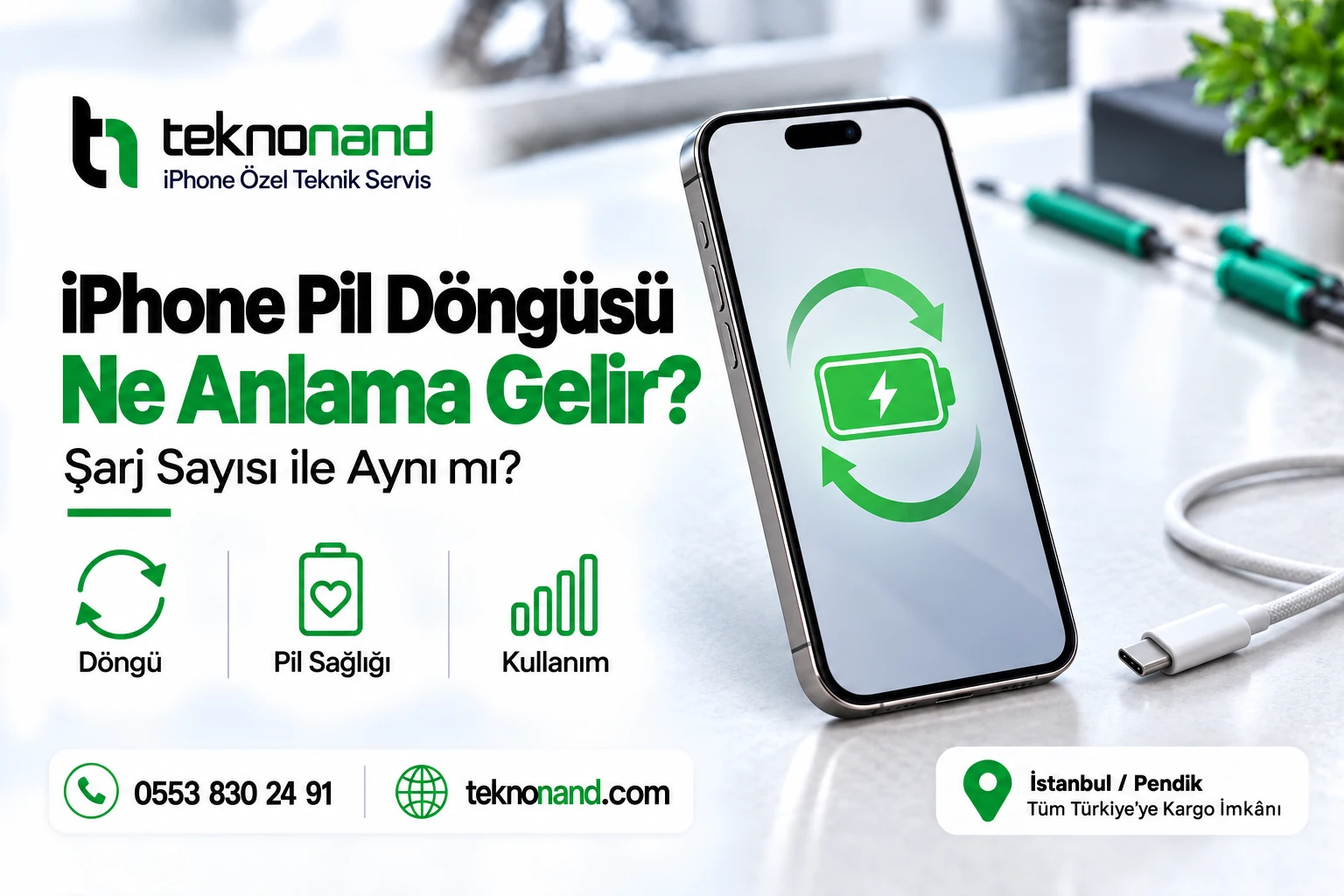 iPhone Pil Döngü Sayısı Ne Anlama Gelir? | Teknonand