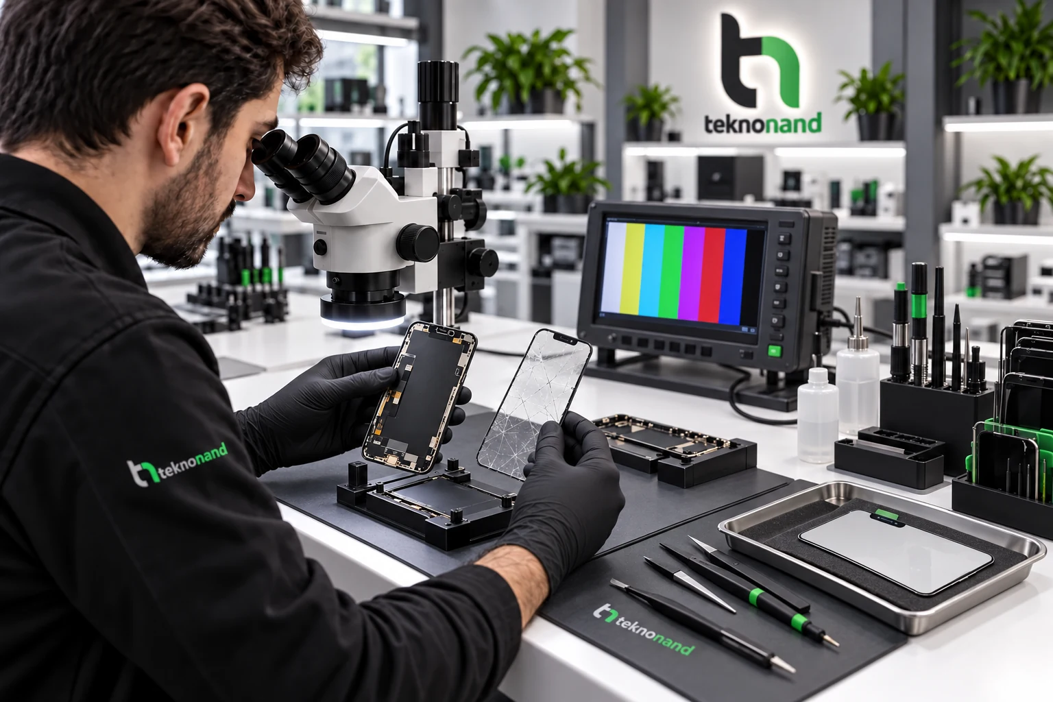 Teknonand temsili ön cam ve ekran değerlendirme laboratuvarı