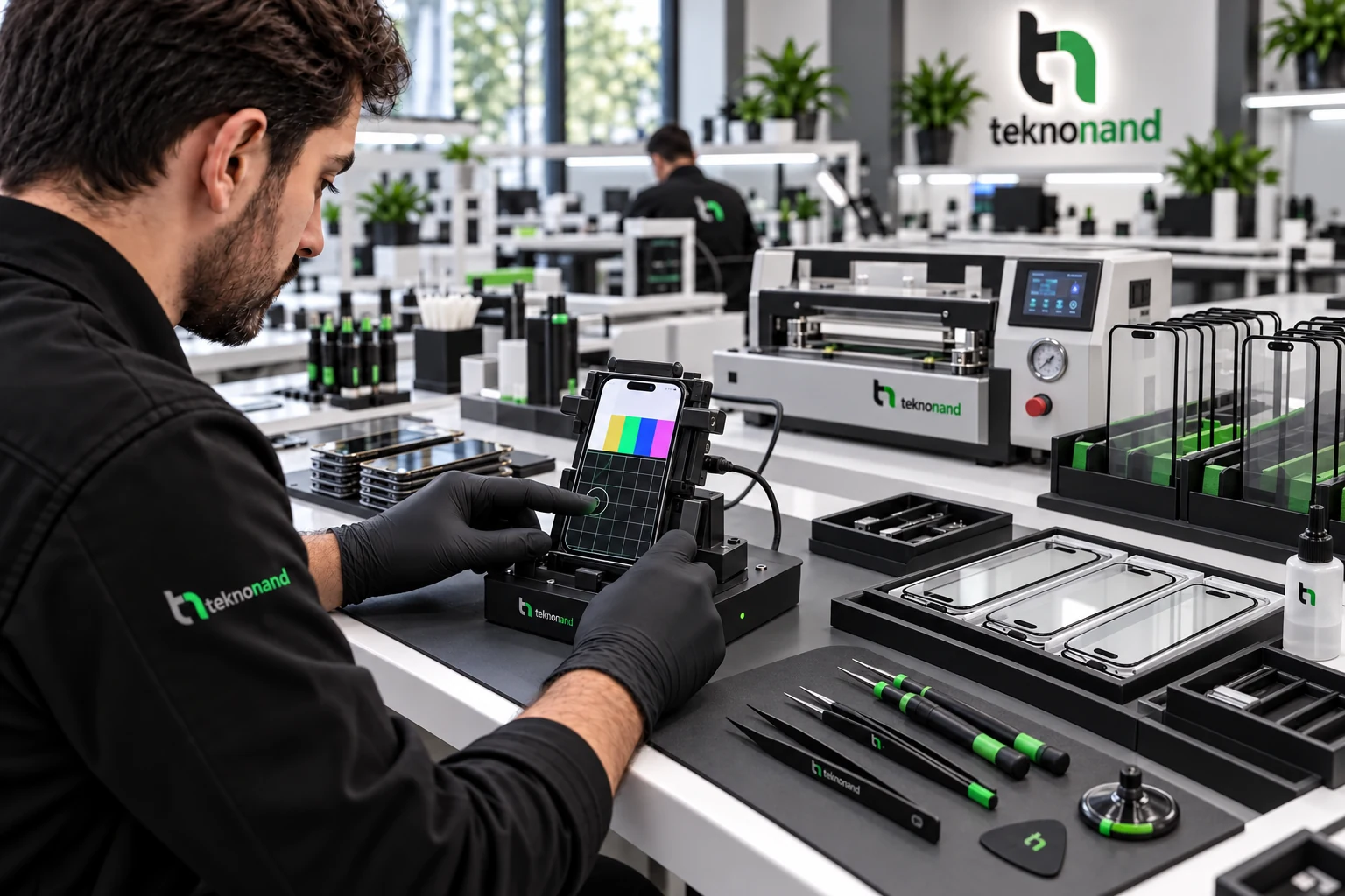 Teknonand temsili ön cam ve ekran değerlendirme laboratuvarı