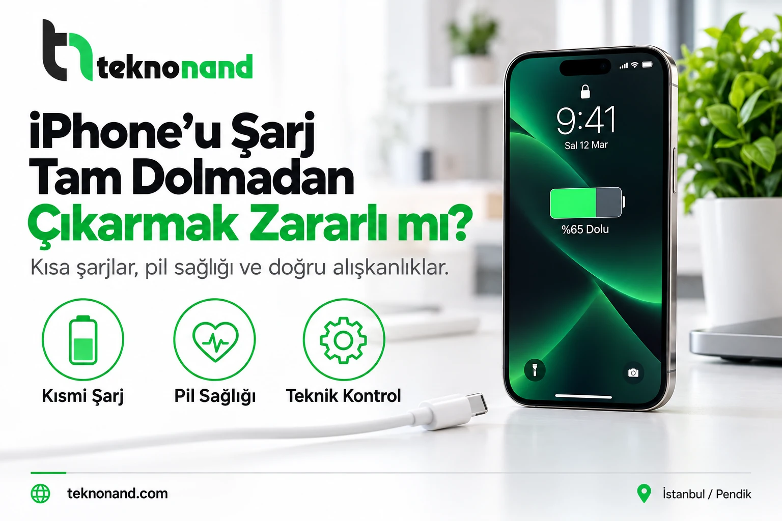 iPhone’u Şarj Tam Dolmadan Çıkarmak Zararlı mı?