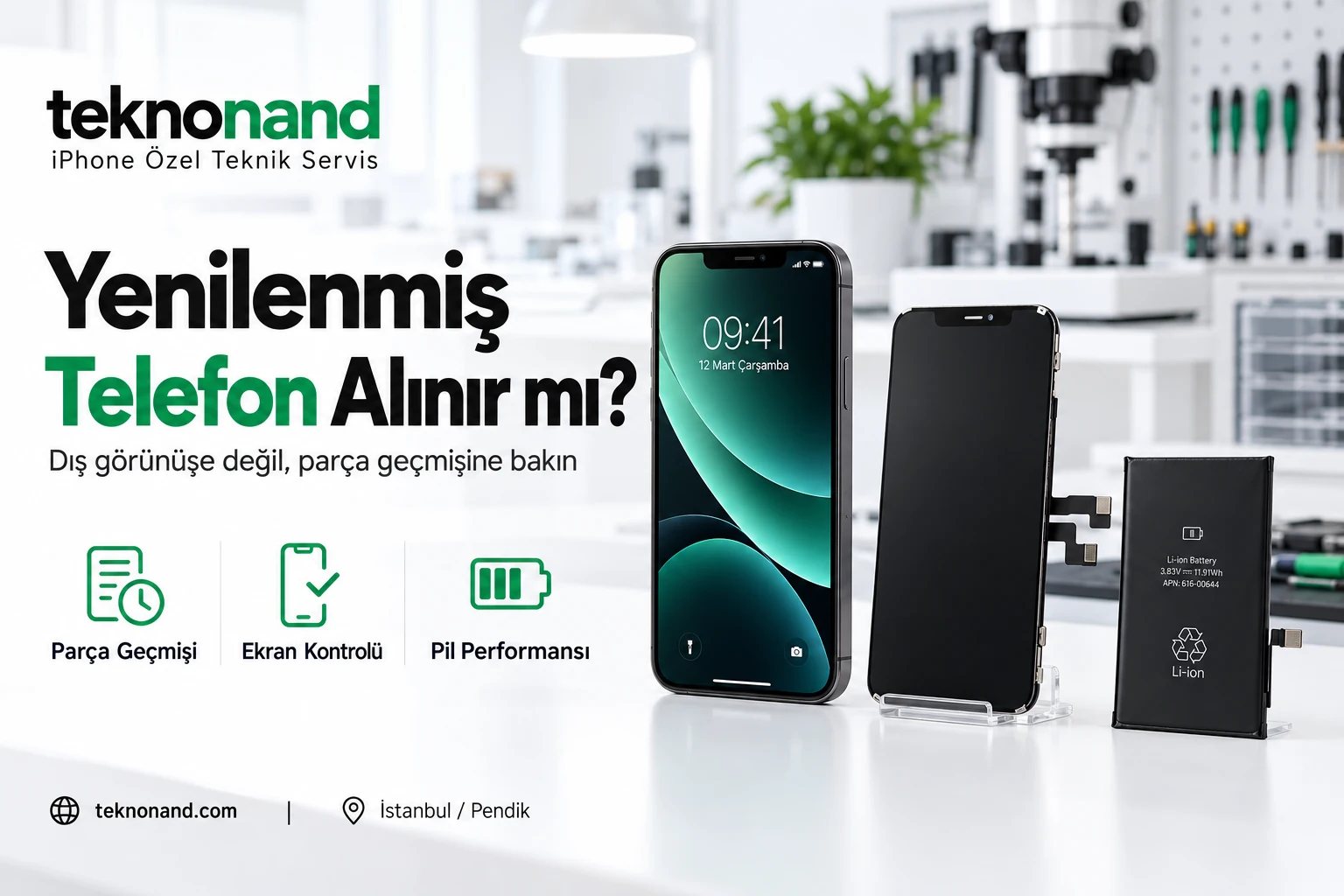 Yenilenmiş Telefon Alınır mı? Parça Kontrolü | Teknonand